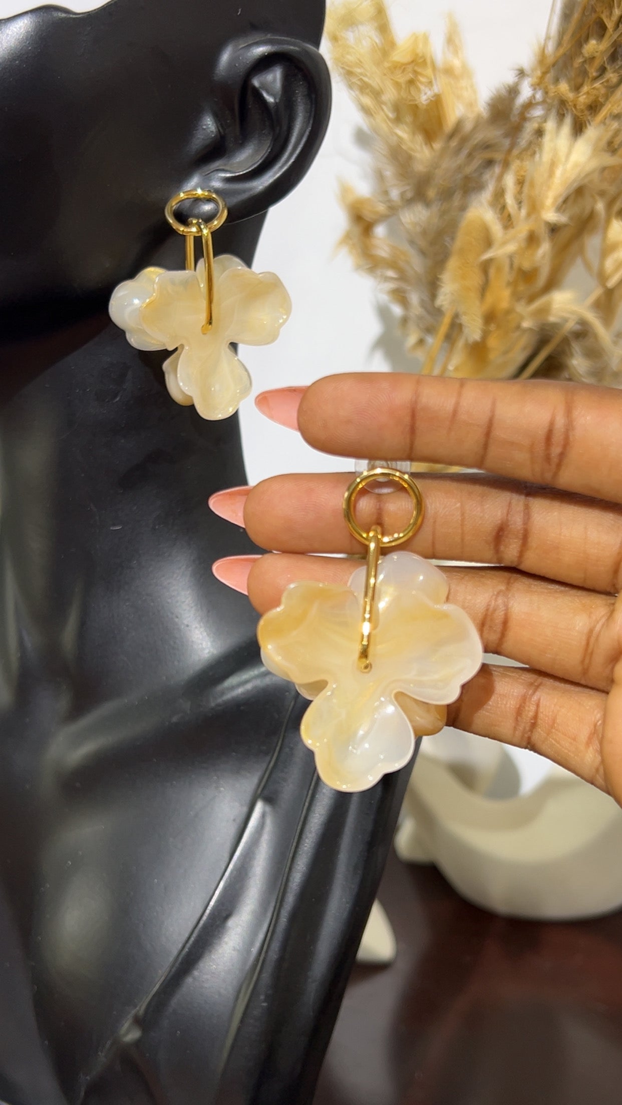 Ace statement Earrings